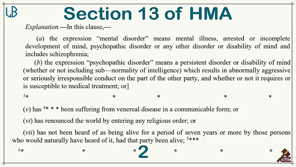 Pic 2: Section 13 of The Hindu Marriage Act, 1955