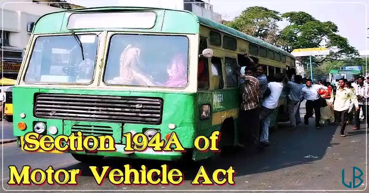 Section 194A of Motor Vehicle Act