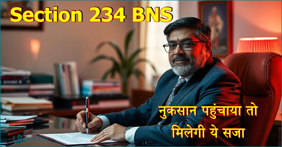 Section 234 BNS: मिथ्या प्रमाणपत्र जारी करना या हस्ताक्षरित करना