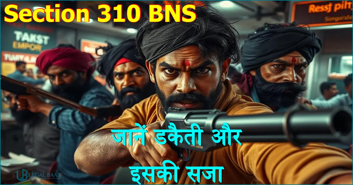 Section 310 BNS: जानें डकैती और इसकी सजा