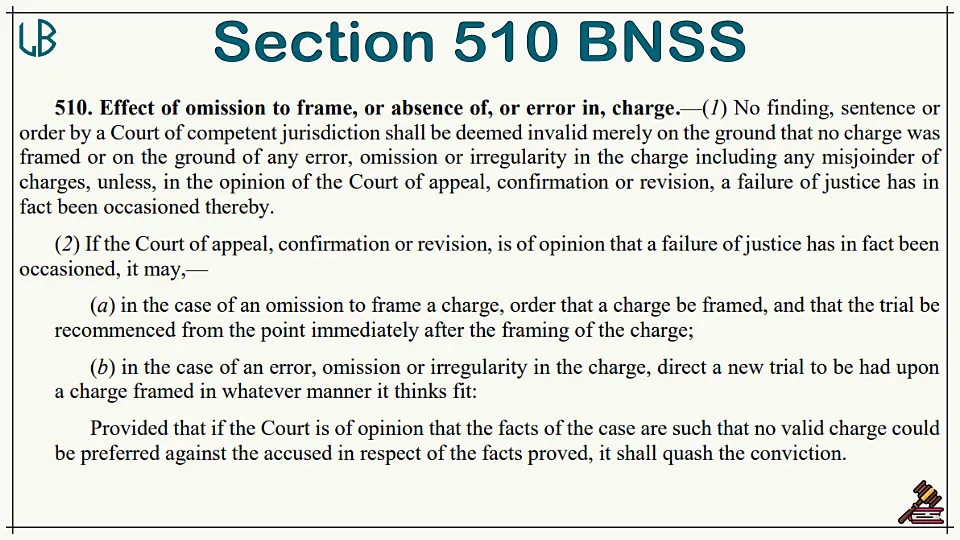 Section 510(1)(2) of The Bharatiya Nagarik Suraksha Sanhita Bare Act