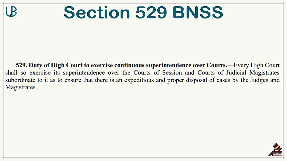 Section 529 of The Bharatiya Nagarik Suraksha Sanhita Bare Act